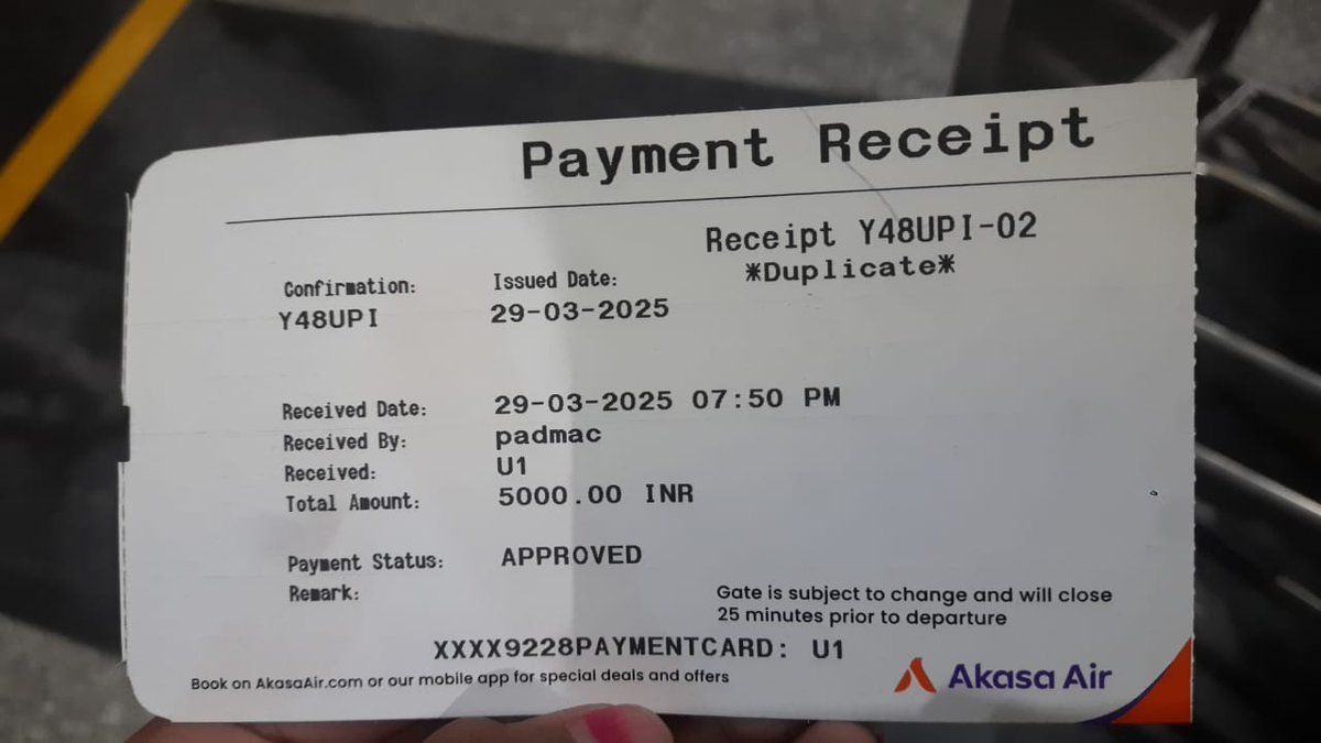 rdalloys's tweet photo. @AkasaAir this happened to me also in March 2025 at same airport, Kolkata. Very rude &amp; arrogant staff. Names are also attached. Should take cognizance of this matter @DGCAIndia @RamMNK @mohol_murlidhar @ndtvindia @ANI @smitaprakash @pmo https://t.co/QSgZkZy5YJ