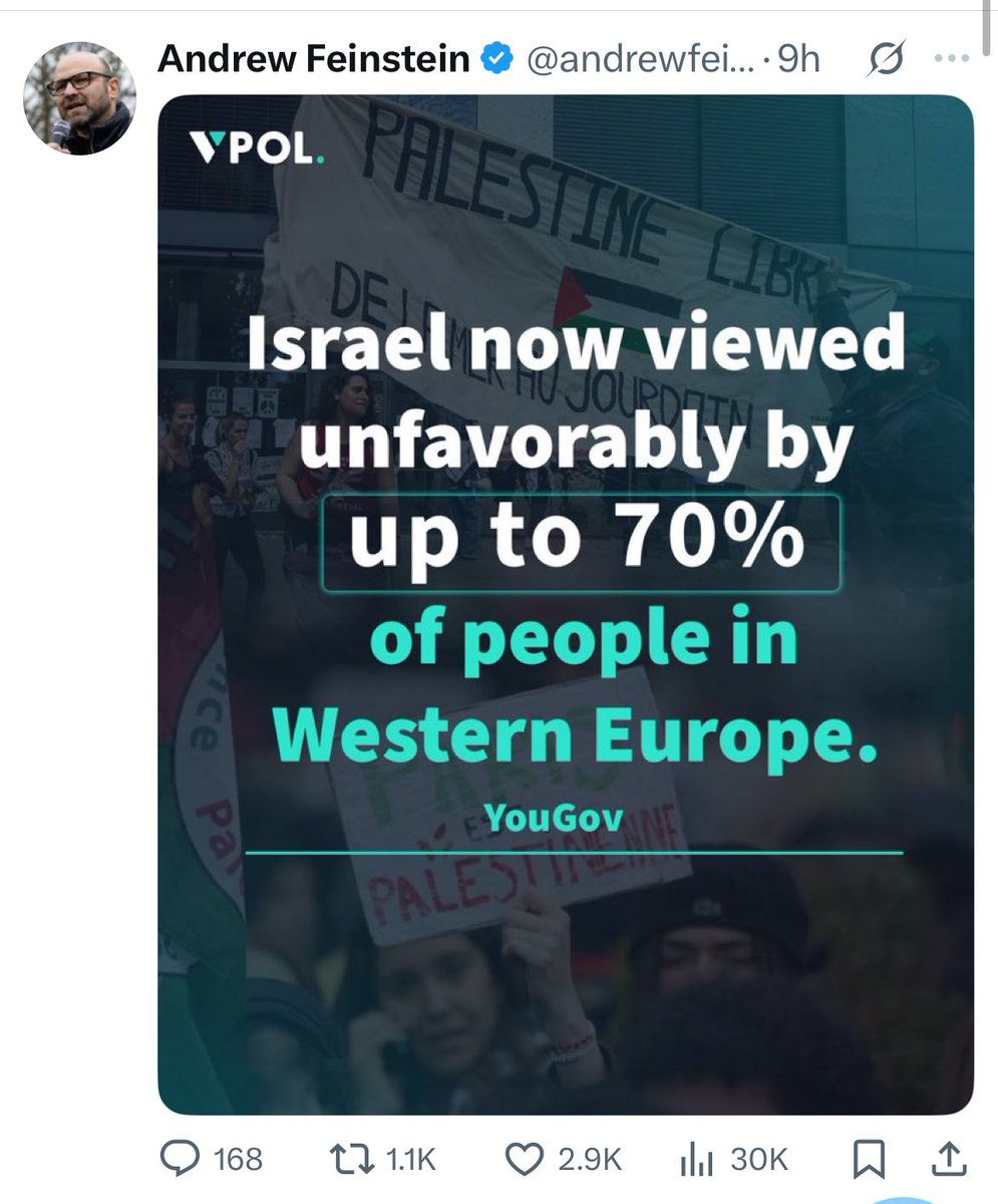 Such a difference from 80 years ago when the whole of Europe loved Jews.