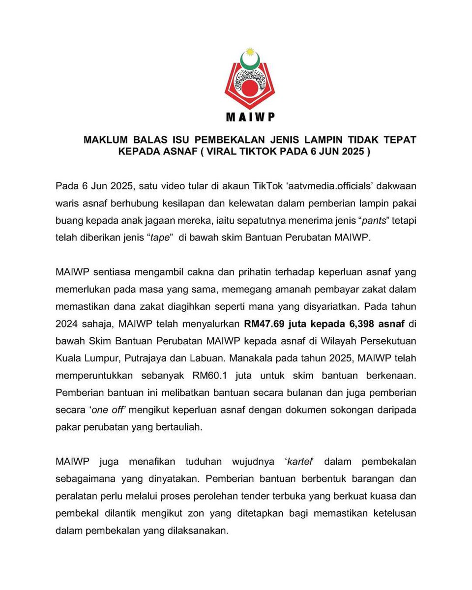 IniAlalalannn's tweet photo. MAIWP dah buat maklum balas bertulis pasal isu ni. Akak ni sejak 2018 dapat bantuan wang bulanan, selesaikan hutang, bantuan anak oku, bantuan perubatan am, bantuan sewa rumah, bantuan perniagaan segala jenis bantuan la dapat. Tu pun tak reti bersyukur tuduh MAIWP macam2 lagi https://t.co/HLrLiderry