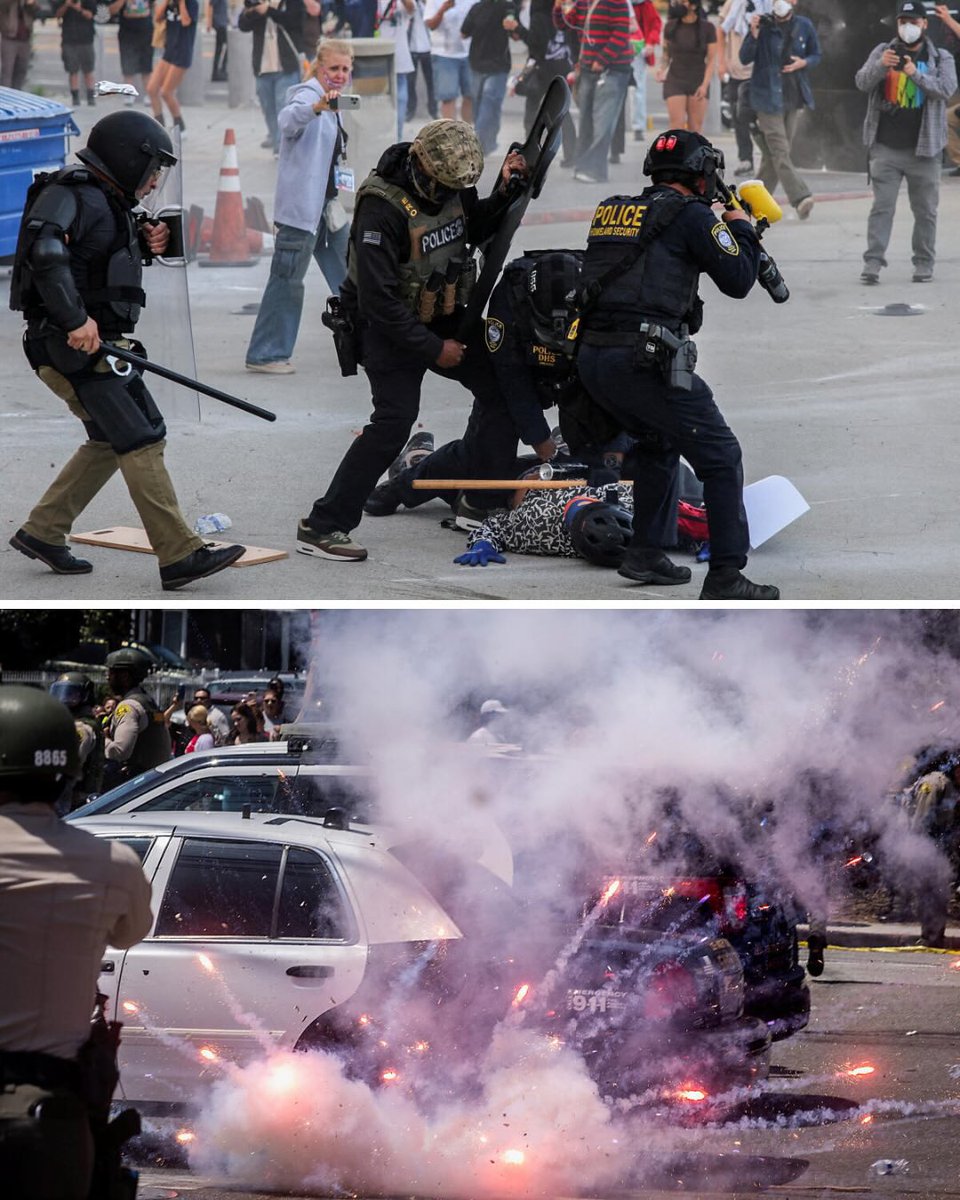 fixstv's tweet photo. Trump deploys National Guard over Los Angeles immigration protests

#losangelesprotest #usa #immigration #protest #fixstv https://t.co/V6HfHJXh4K