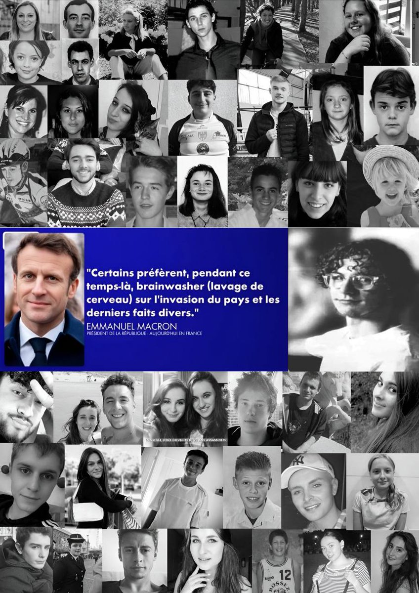 80OLEK's tweet photo. @EmmanuelMacron Il y a des parents qui enterrent leur fils de 17 ans.
Et un Président qui appelle ça "brainwasher sur un fait divers".
Leurs défauts pour @EmmanuelMacron comme pour @JLMelenchon, ils sont TROP #BLANCOS/ #BLANCS, TROP #GWERS
#FRANCOCIDE #BLANCOCIDE #CRÉOLISATION #WALLAH https://t.co/KqOZAQ3V98