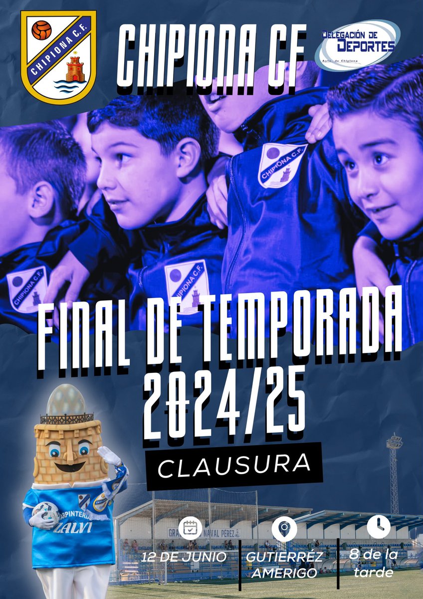 chipiona_c_f's tweet photo. Jueves  12 clausura de la temporada 2024/25 
Tardeo de convivencia para despedir la temporada y pasar un rato todos juntos, no faltéis 🤍💙 https://t.co/5nZAPZz8R0