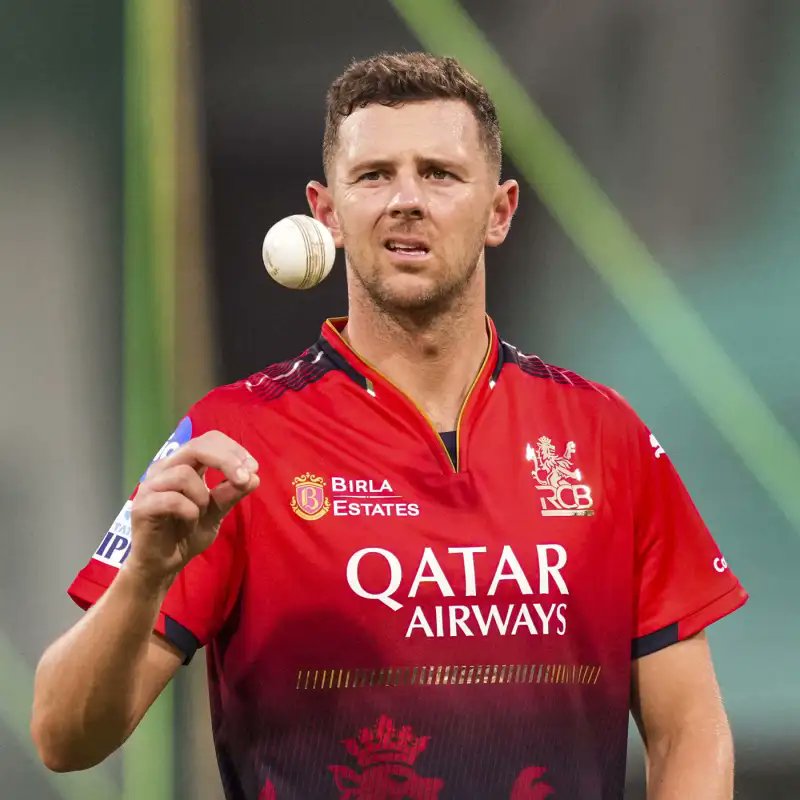 Josh Hazlewood is pure class. Quiet off the field, lethal on it. His passion to win, his hunger to deliver for RCB is unmatched. Always stands tall in big moments, never backs down. You don’t need noise when your actions speak this loud.
