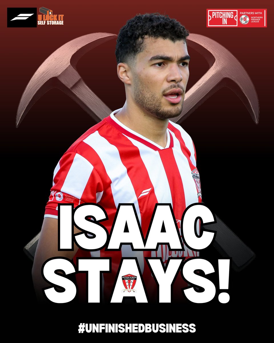 Witton Albion Football Club (@wittonalbion) on Twitter photo ๐๐๐ผ๐ผ๐พ ๐๐๐ผ๐๐ผ๐ ๐๐๐ผ๐๐ ๐โฝ๐ดโช
We are delighted to announce that Isaac Graham has agreed to stay with the club for next season.
Isaac joined us in mid October from Newcastle Town and went on to make 28 appearances scoring twice!
#UnfinishedBusiness #UpTheAlbion ๐๐๐ผ๐ผ๐พ ๐๐๐ผ๐๐ผ๐ ๐๐๐ผ๐๐ ๐โฝ๐ดโช
We are delighted to announce that Isaac Graham has agreed to stay with the club for next season.
Isaac joined us in mid October from Newcastle Town and went on to make 28 appearances scoring twice!
#UnfinishedBusiness #UpTheAlbion