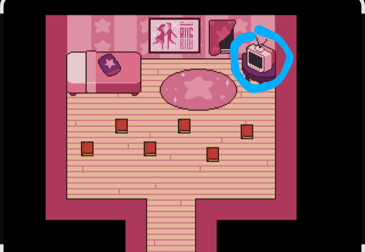 Not a crazy Tenna fan yet, but I remember this little detail I Mettatons room from Undertale.