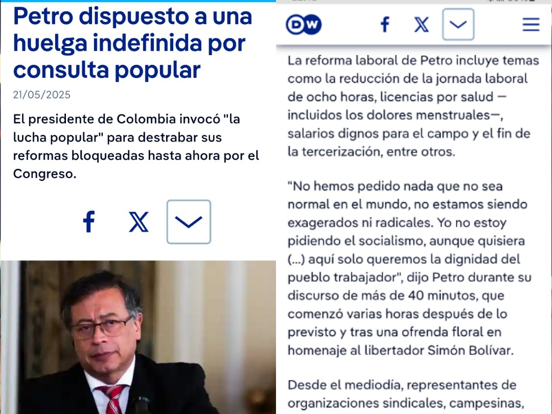 En #Colombia <a href="/petrogustavo/">Gustavo Petro</a> está enfrentado a uno de los empresariados más agresivos de AL, por una reforma laboral. Tras el atentado a #MiguelUribe, políticos y grandes medios (al servicio de ese empresariado), empezaron a culpar del hecho a Petro, por dividir 🇨🇴

#TimingCriminal