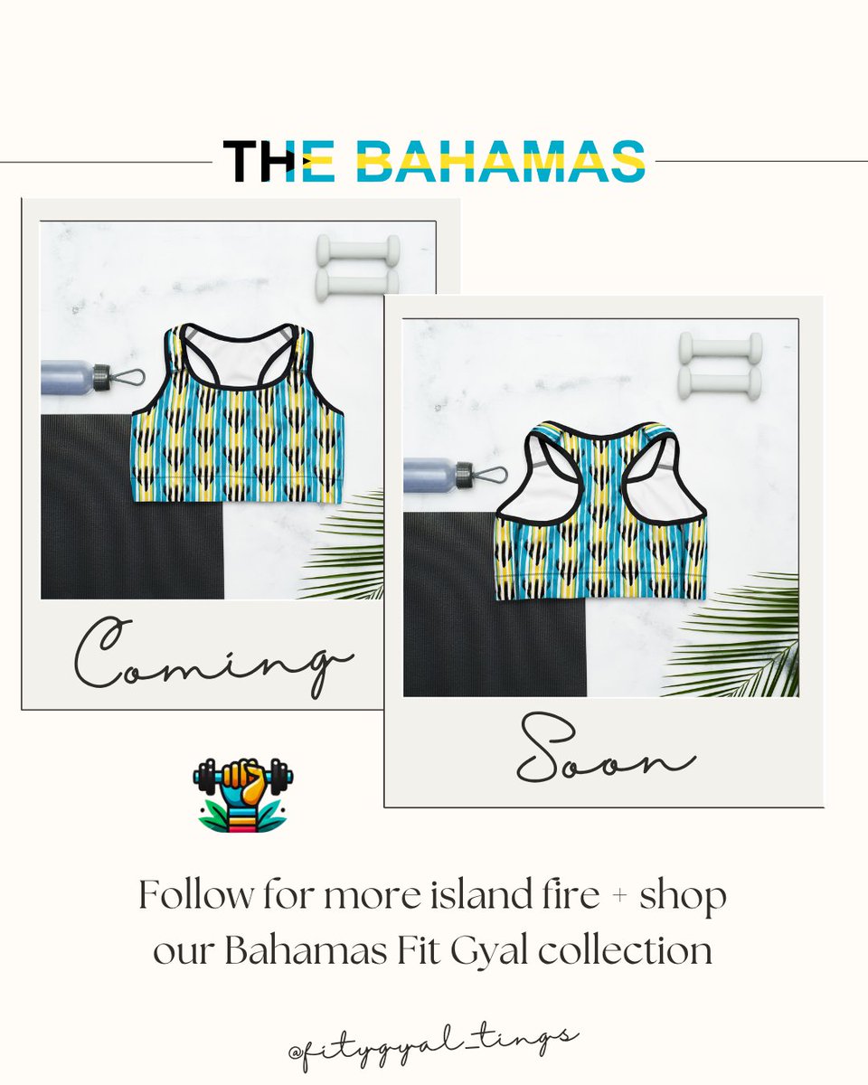 fitgyaltings's tweet photo. π§πΈ The Bahamas has over 700 islands... but thereβs only ONE Fit Gyal Nation! πͺDid you know sailing is the national sport? Now you do! Drop a β΅ if you knew this Bahamian fact! From Culture to Comfort, We Got Your Fit. #BahamasTrivia #FitGyalTings #BahamasStrong #Caribbean https://t.co/AJzQ9j8KQu