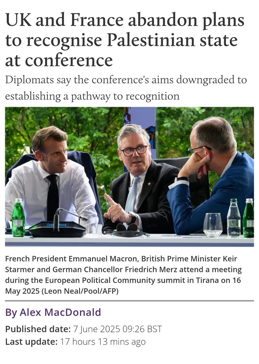 What a surprise: we're looking at yet another broken Macron promise.

No other president will have damaged France's reputation as much as he did. 

Not only does he systematically prioritize theatrics and never follows through with action, but he isn't even consistent in his