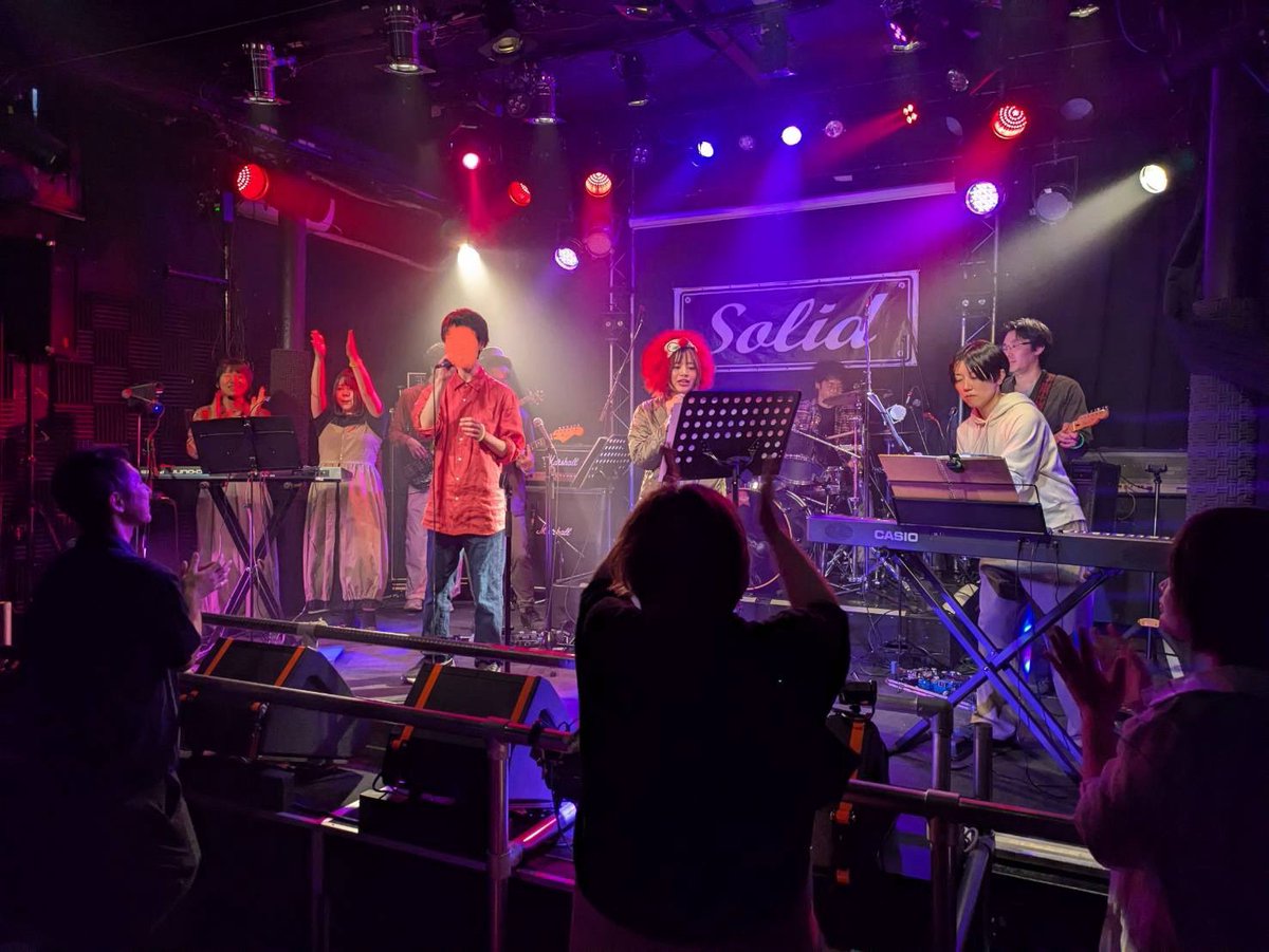 YurubanSapporo's tweet image. 昨日、無事に合同ライブが終了致しました！とても楽しかったです(*´∇｀*)
他のサークルさんとも前より深く交流できて、良い時間になりました！！

出演者の皆さん、お疲れ様でした！
見に来てくださった皆様、会場のsolidさん、どうもありがとうございました！

#ゆるバン
#CPC
#accent
#バンド札幌