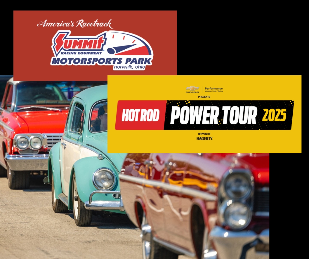 NorwalkRaceFans's tweet image. Miles of brilliant &amp;amp; bodacious cars and trucks will motor into Summit Motorsports Park for the 31st Annual @HotRodPowerTour on June 13! Story: shorturl.at/kt0lu