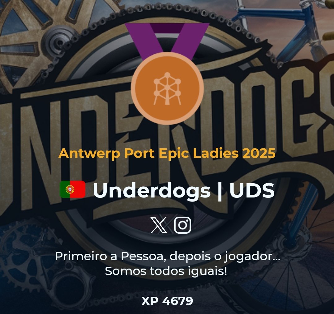 Underdogsv1's tweet photo. π§πͺ Antwerp Port Epic Ladies in @AppCycling
3rd spot and another trophy to gain dust in our shelf π
Also vey well our boys #Jbras with a 10th place (π₯π₯π₯) and #Vitorpereira77 in the top 100 πππ
Nice! β€οΈ
#AntwerpPortEpic https://t.co/nZkzTfY9xQ