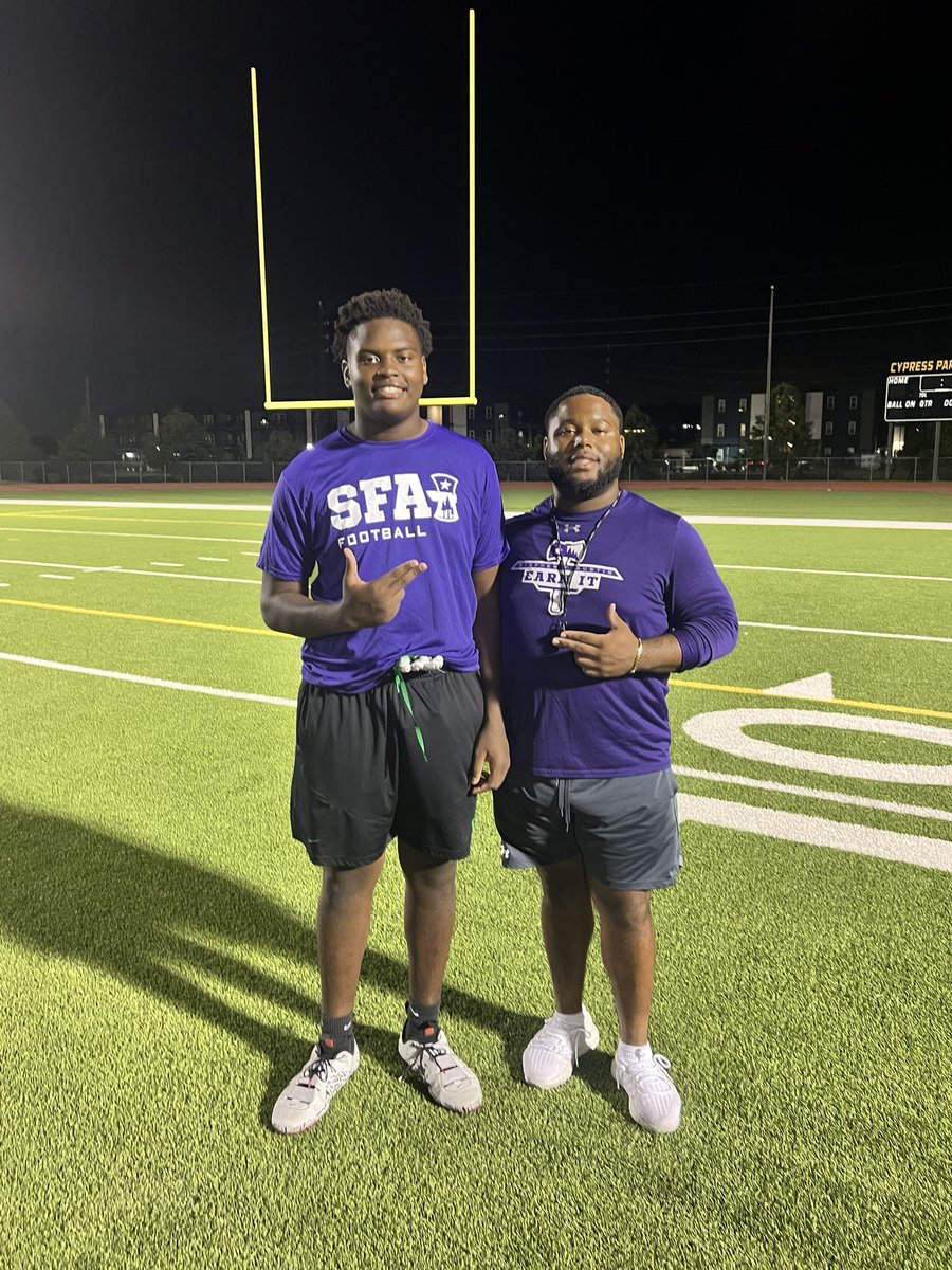 Amir “Hollywood” Johnson (@amirjohnson_77) on Twitter photo Had a great time at camp today getting coached up and getting better thank you <a href="/SFA_Football/">Lumberjack Football</a> <a href="/CoachCarthel/">Colby Carthel</a> <a href="/SFACoachGraf/">Garrett Graf</a> <a href="/CoachXG/">Xavier G.</a> #AxeEm <a href="/CoachCarter_19/">Tyrone Carter M.Ed</a> <a href="/CoachTryon/">Michael Tryon Jr.</a> <a href="/CoachJPool/">Coach Pool</a> Had a great time at camp today getting coached up and getting better thank you <a href="/SFA_Football/">Lumberjack Football</a> <a href="/CoachCarthel/">Colby Carthel</a> <a href="/SFACoachGraf/">Garrett Graf</a> <a href="/CoachXG/">Xavier G.</a> #AxeEm <a href="/CoachCarter_19/">Tyrone Carter M.Ed</a> <a href="/CoachTryon/">Michael Tryon Jr.</a> <a href="/CoachJPool/">Coach Pool</a>