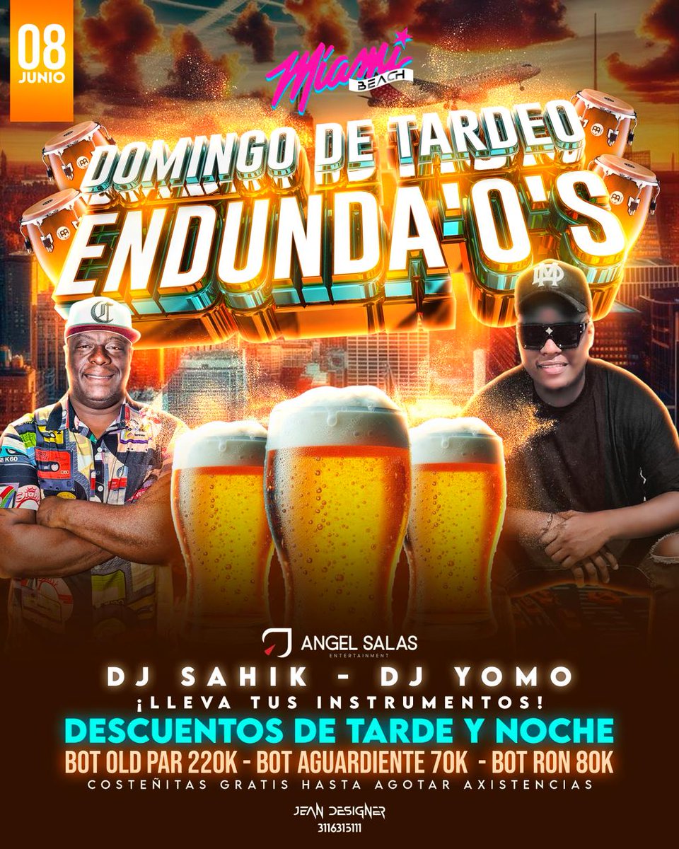SAHIKDC's tweet photo. Domingo de tardeo en Miami Disco Bar, costeñitas gratis y descuento en licores https://t.co/PBN1OrPvB9