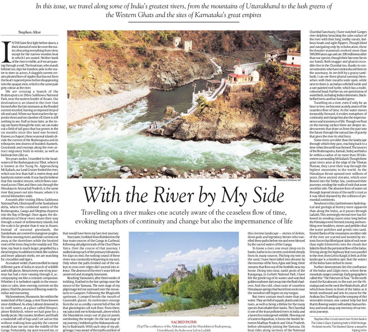 This lyrical travel essay traces India’s sacred rivers, from Uttarakhand’s glacial streams to the Chambal’s deep gorges, highlighting how rivers in India are not just lifelines but also spiritual, civilizational, and ecological storytellers.