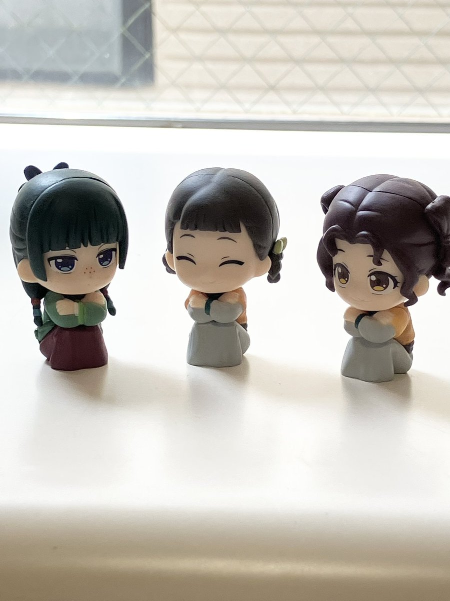 家族が3人娘とってくれた🙌

蘭「氷菓おいしかったねー」
翠「また食べたいなー」
🐱「貴人さまが材料くれたら作るよ」

🌙「へくしゅん！！」