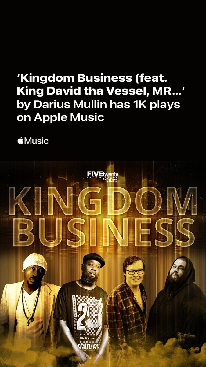 iamdariusmullin's tweet image. Thank you for listening to "Kingdom Business!"