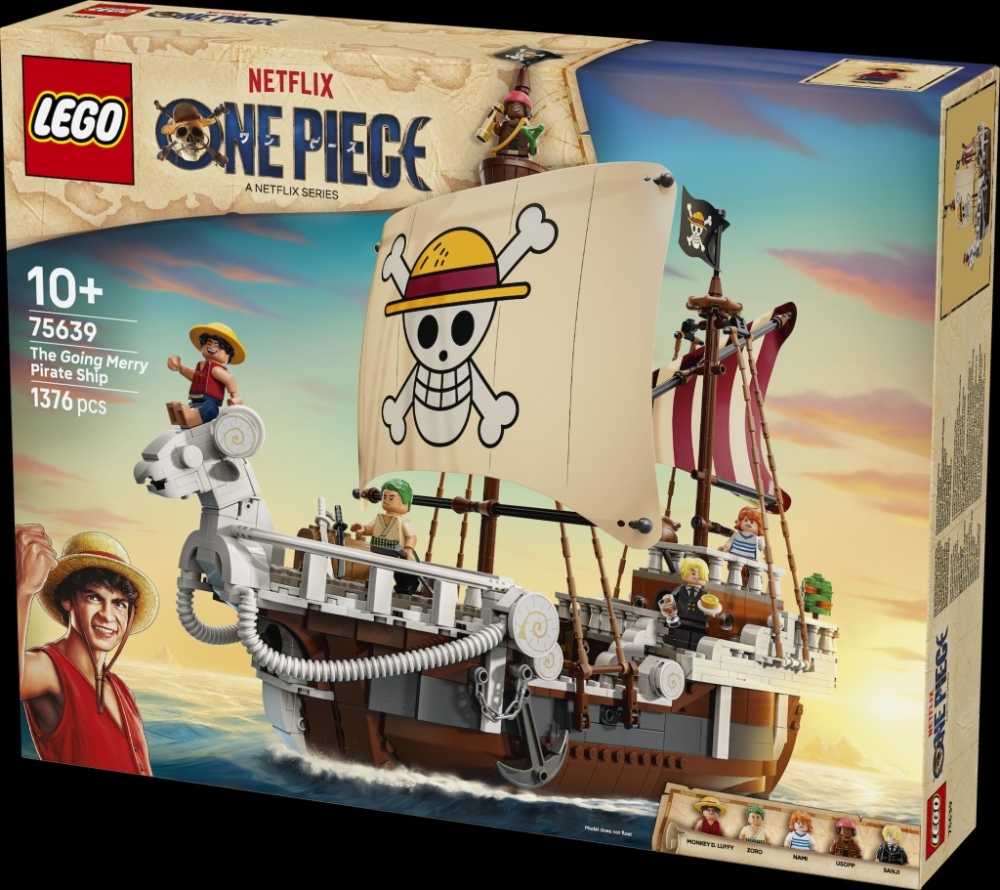 2025年8月01日發售: LEGO 75639《Netflix ONE PIECE》The Going Merry Pirate Ship (前進梅利號) US$139.99 -  taghobby.com/archives/858405
