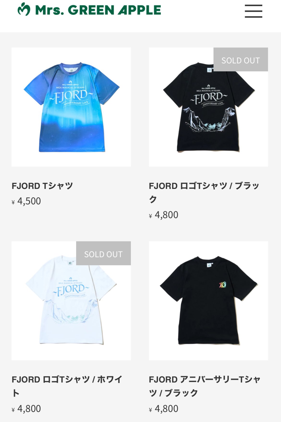 ミセスグリーンアップル フィヨルド Tシャツ クロップド ミセス