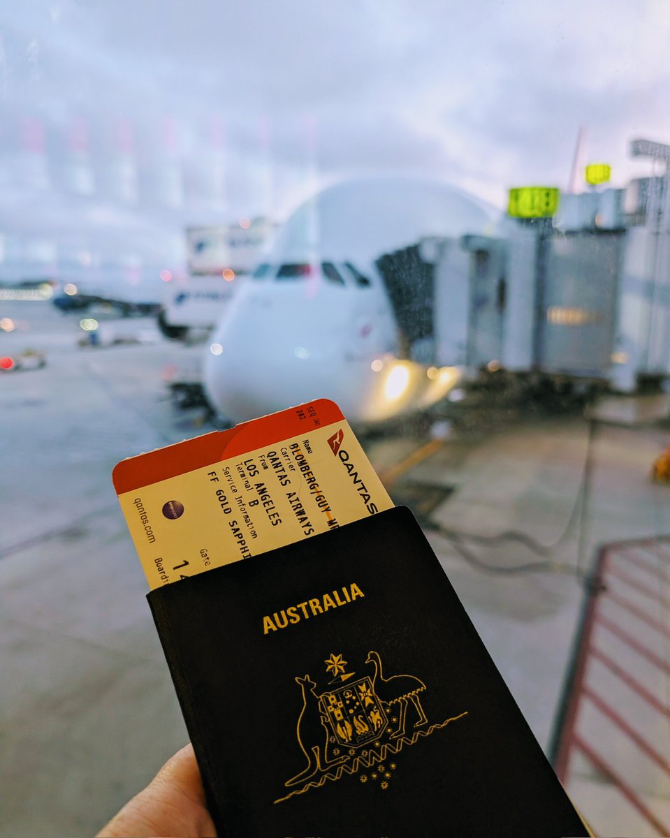 🇺🇸LAX ✈️ 🇦🇺SYD

Good timing to go back to the homeland down under for a few weeks of R&amp;R, then onwards to some big life changes!