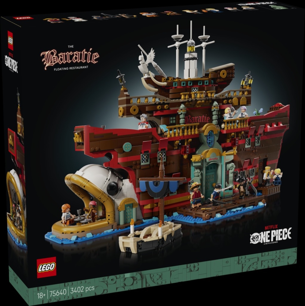 2025年8月01日發售: LEGO 75640《Netflix ONE PIECE》The Baratie Floating Restaurant US$329.99 -  taghobby.com/archives/858419