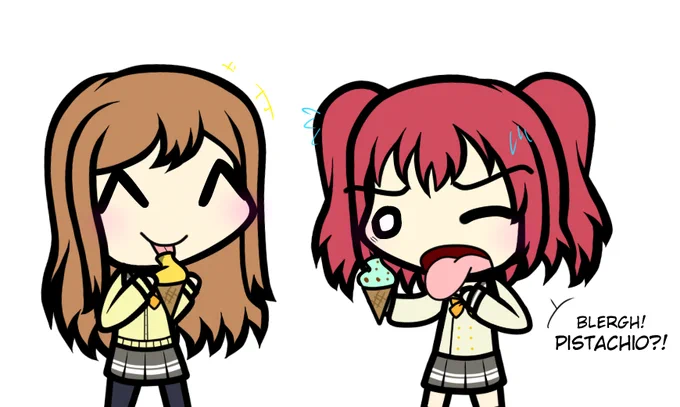 Today's Maru - Day 465 ruby gets ice cream
