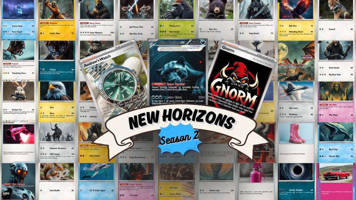 TNETcr's tweet image. You asked, we delivered 😎

SEASON 2 OF OUR CUSTOM #TCG game is NOW LIVE on our #Discord server. Start collecting the "New Horizons Collection" right now! 🔥

Server: discord.gg/warseekers