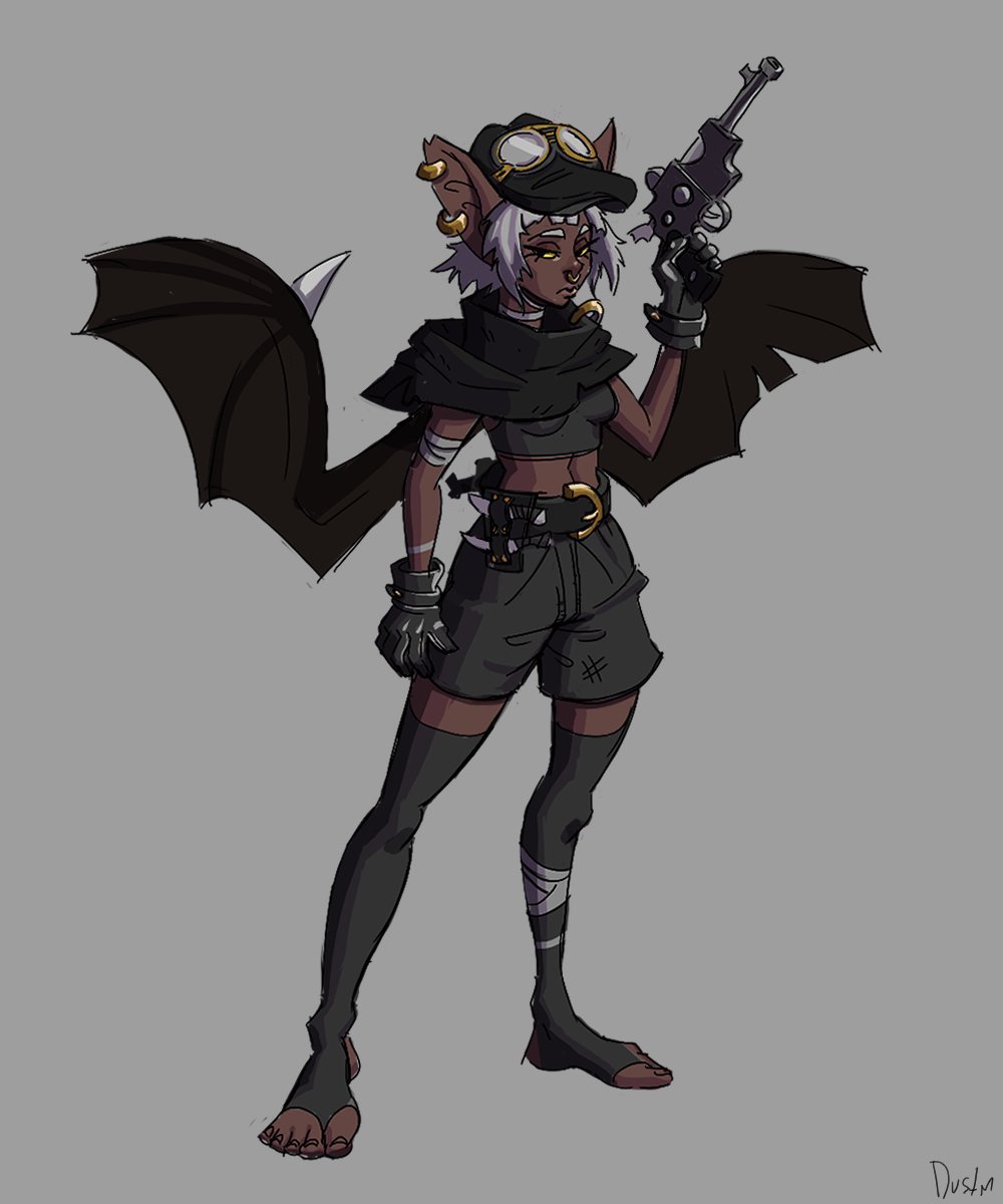 dustdfato's tweet photo. bat girl #oc https://t.co/GlW0EHYiQr