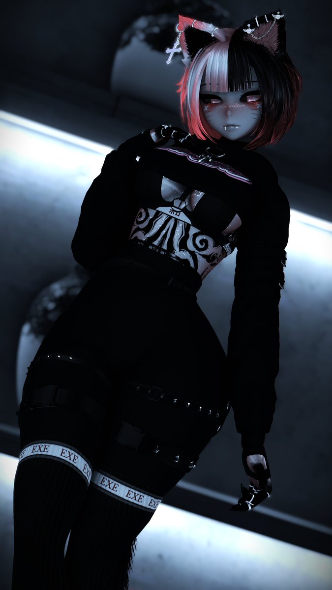 Wanna take this kitty home~?

#VRChat