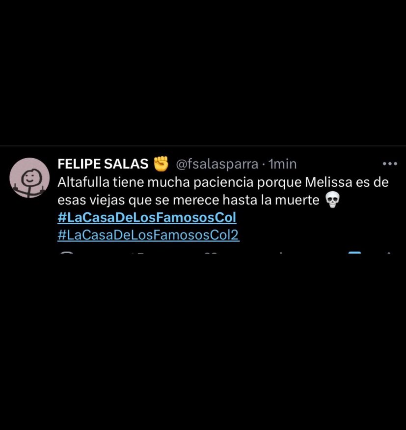 DanielaVargaaas's tweet photo. @fsalasparra Doble moral promueven la violencia y lo peor de todo esto usan algo tan grave que está pasando en el país para empezar una campaña de desprestigio, medíquese. https://t.co/7Gx66qKmQ0