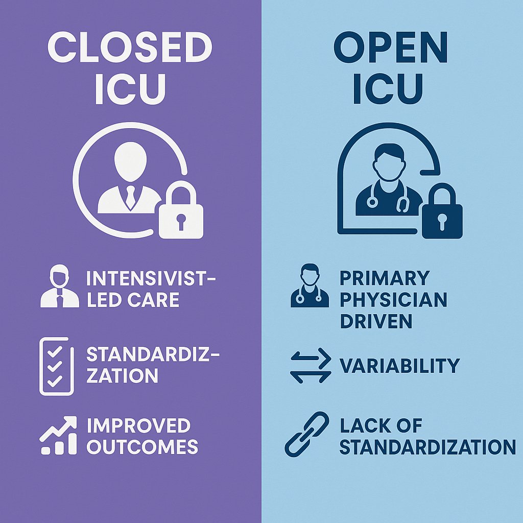FiccsIndia's tweet photo. Closed icu is the need of the hour 
It's for the benefit of the critically sick patient - not an ego driven model #critical #icu #mohfw #nitiayog https://t.co/zBBYPQmHam