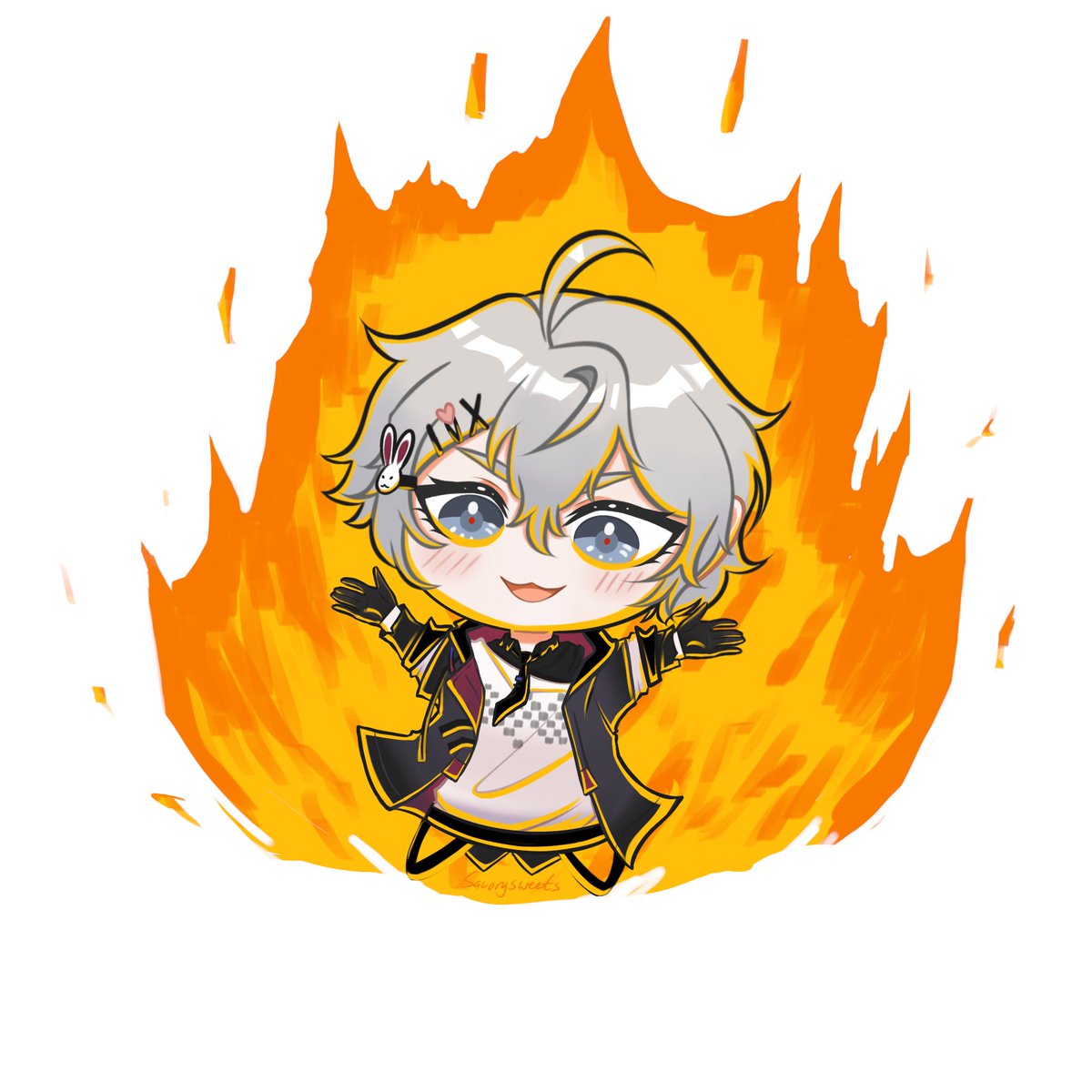 "I demand chibi Rowan and yes this is a threat 🔫" -&gt; 

You're lucky he was the first one I wanted to draw XD
#ADatewithDeath 

savorysweets.straw.page