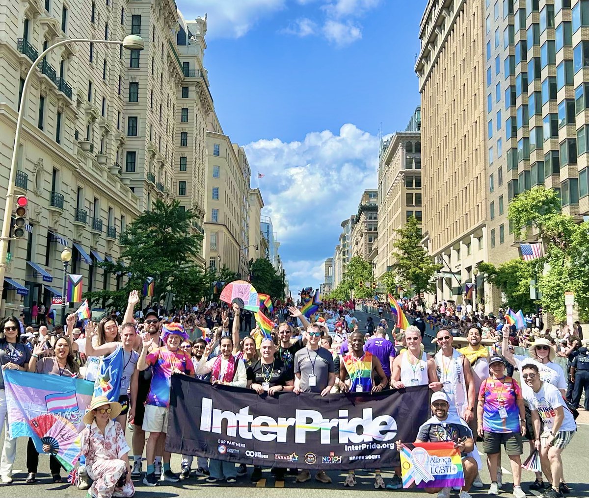 visual_for's tweet image. We participated in the WorldPride parade 2025 in Washington DC, alongside the InterPride members all over the world.
@WorldPrideDC
