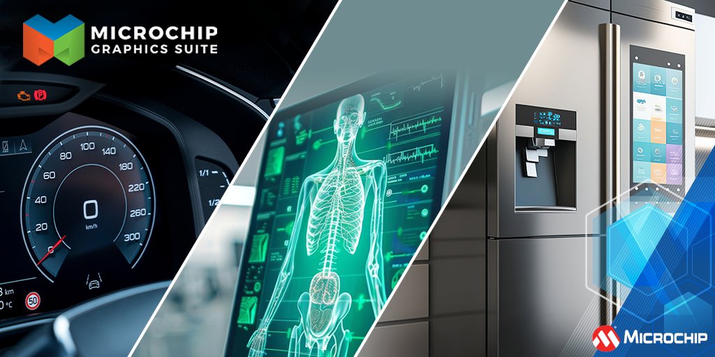 MicrochipTech's tweet image. Streamline embedded GUI development with Microchip Graphics Suite (MGS). MGS bridges the gap between design and development, enabling faster integration of GUIs that are efficient and visually stunning. mchp.us/45F88OL #GUIDevelopment #MicrochipGraphicsSuite