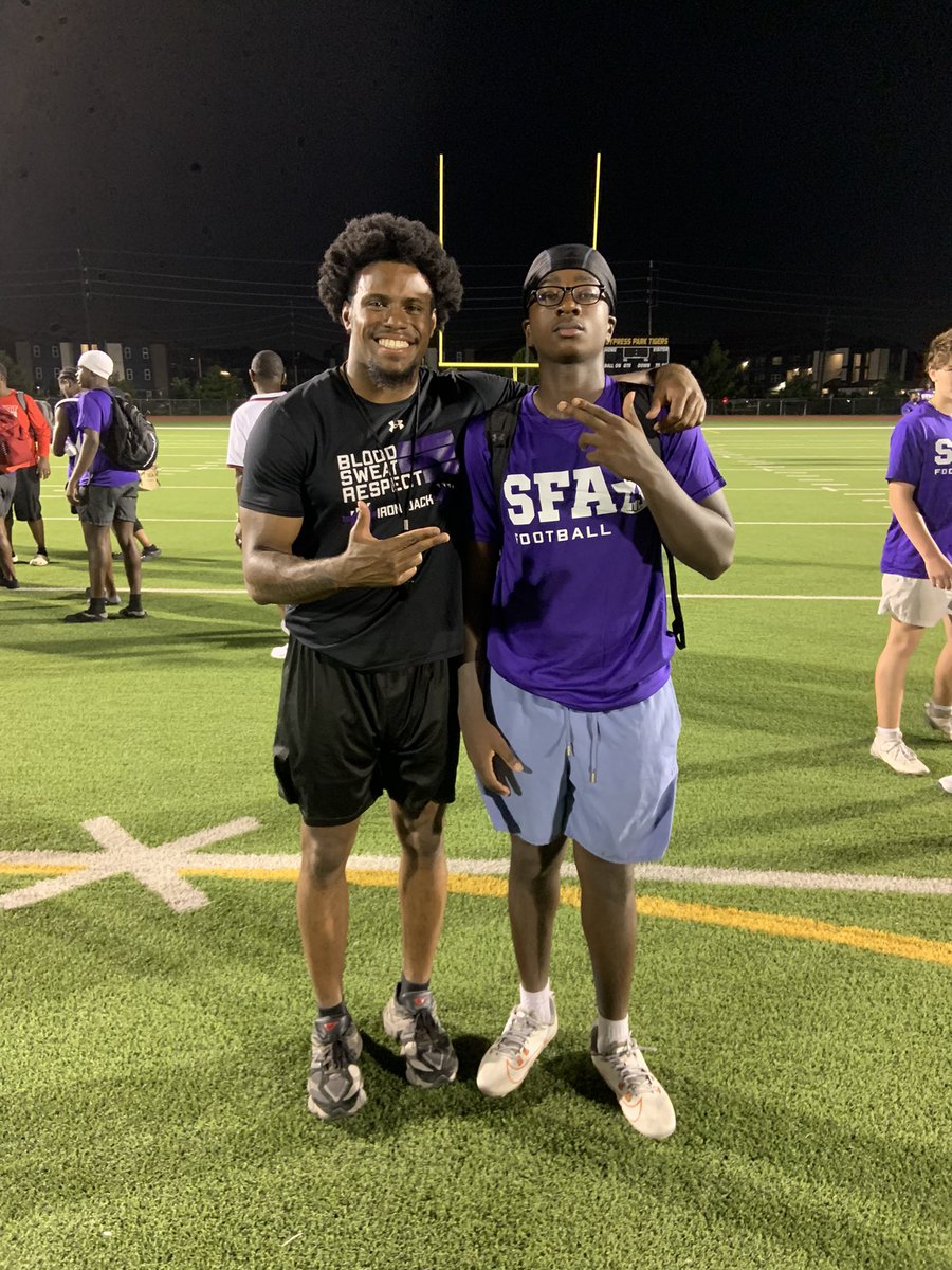 Oluwatobiloba(Tobi)oladeinde (@tobi_oladeinde) on Twitter photo I Appreciate <a href="/SFA_Football/">Lumberjack Football</a> for having me come out and show case my skill. Also had a great time at the camp today. <a href="/CoachNEUP/">Andrew Neupert</a> <a href="/Coach_Jaheim/">Jaheim Mullen</a> <a href="/Coach_RogersSFA/">Cameron Rogers</a> <a href="/CoachCarthel/">Colby Carthel</a> <a href="/Ichabod_CMac6/">Colonious McNeal, M.A.</a> #savvy I Appreciate <a href="/SFA_Football/">Lumberjack Football</a> for having me come out and show case my skill. Also had a great time at the camp today. <a href="/CoachNEUP/">Andrew Neupert</a> <a href="/Coach_Jaheim/">Jaheim Mullen</a> <a href="/Coach_RogersSFA/">Cameron Rogers</a> <a href="/CoachCarthel/">Colby Carthel</a> <a href="/Ichabod_CMac6/">Colonious McNeal, M.A.</a> #savvy
