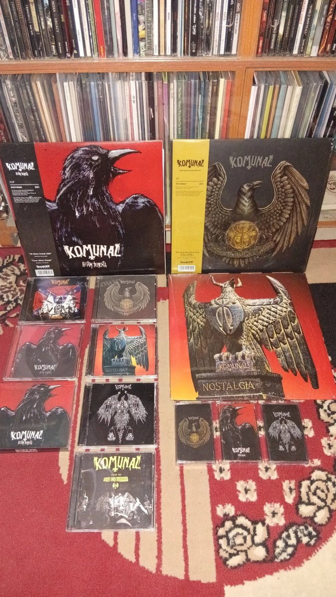 HEAVY METAL TETAP BERKIBAR.

<a href="/komunalofficial/">Komunal</a> Rilisan fisik album 𝗡𝗢𝗦𝗧𝗔𝗟𝗚𝗜𝗔 dalam format CD, kaset dan vinyl serta merchandise t-shirt sudah dapat dibeli secara online melalui store <a href="/dsstrrecs_/">Disaster Records</a> di Tokopedia  tk.tokopedia.com/ZSkNDx8sc/