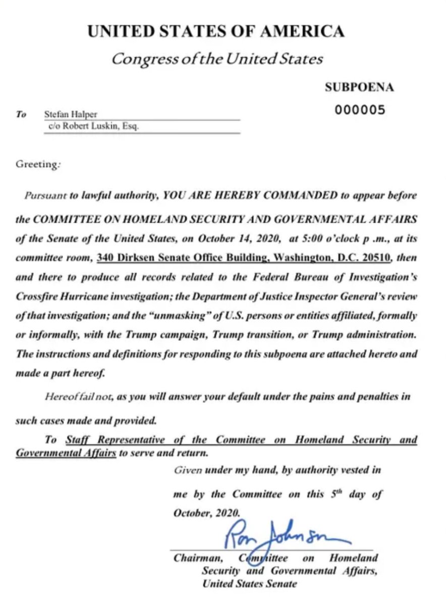 Svetlana Lokhova (@realslokhova) on Twitter photo Senate issued the subpoena in 2020 to Stef Halper to answer questions role in Russiagate and he just ignored it
No one has done anything about it since. Not <a href="/RonJohnsonWI/">Ron Johnson</a> not <a href="/ChuckGrassley/">Chuck Grassley</a> not <a href="/JudiciaryGOP/">House Judiciary GOP 🇺🇸🇺🇸🇺🇸</a>
That’s because Halper is CIA and the CIA is above everything and Senate issued the subpoena in 2020 to Stef Halper to answer questions role in Russiagate and he just ignored it
No one has done anything about it since. Not <a href="/RonJohnsonWI/">Ron Johnson</a> not <a href="/ChuckGrassley/">Chuck Grassley</a> not <a href="/JudiciaryGOP/">House Judiciary GOP 🇺🇸🇺🇸🇺🇸</a>
That’s because Halper is CIA and the CIA is above everything and