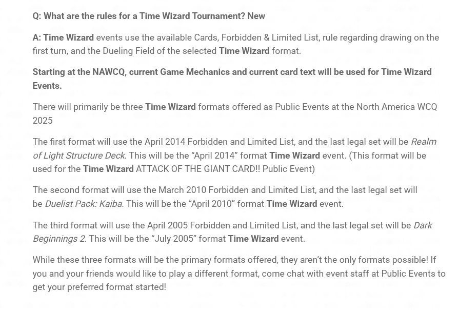 I’m usually pretty reserved but Konami better take feedback fast or Time Wizard formats die. 

Nobody, and I mean NOBODY, asked for this. Absolutely disgusting change.