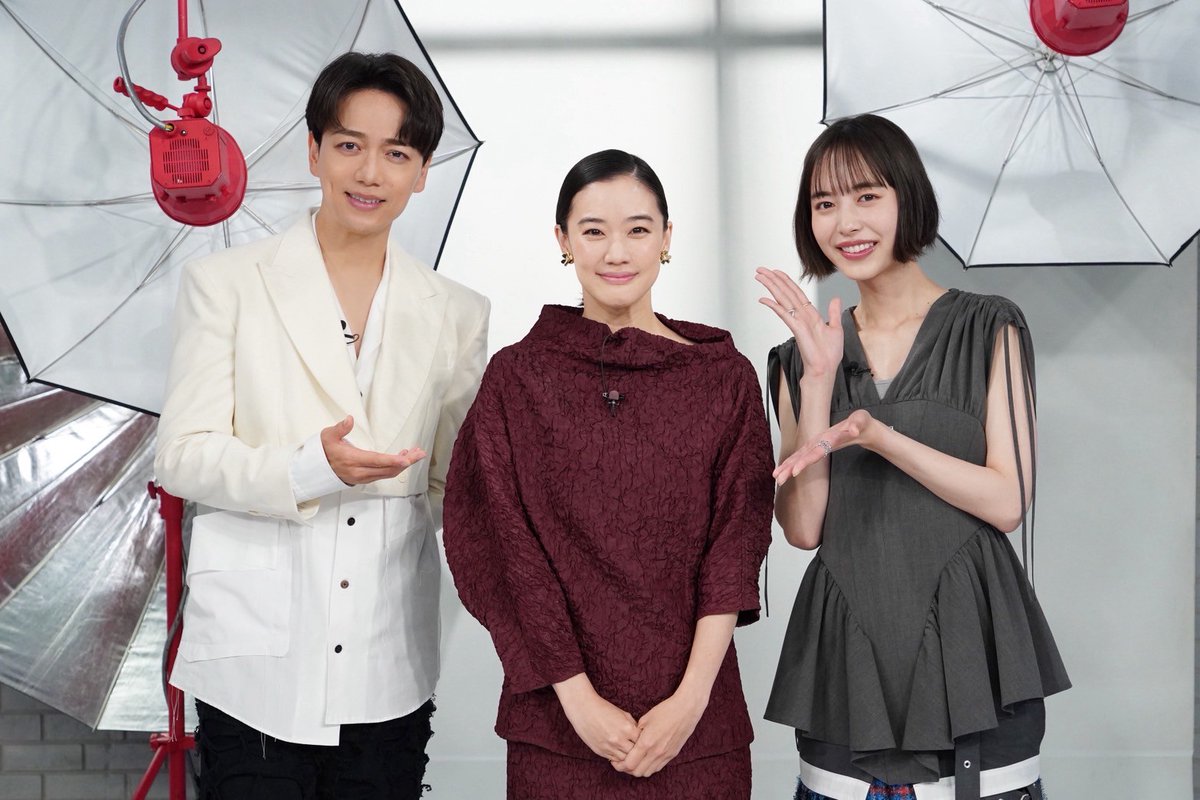 今夜10時は『#おしゃれクリップ』 ゲストは #蒼井優 さん🌱 「働くママ