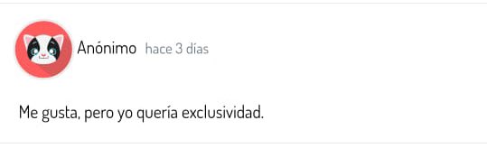 Ay hon… querer exclusividad es válido 💖 pero también se construye, no llega de la noche a la mañana. Si es mutuo, se da con el tiempo, la confianza y el cariño. Pedirlo no es mucho, pero también implica paciencia. Ambas merecen algo bonito y claro 💘

🫐
