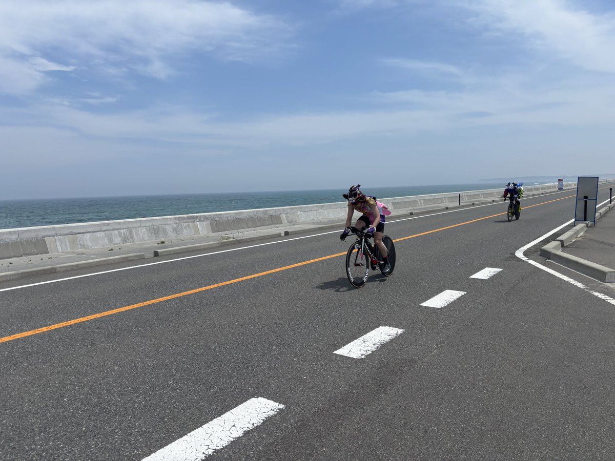 advancezero007's tweet image. 土曜は相馬タイムトライアルの運営のお仕事行ってました。黒潮大蛇行が終息した影響でしょうか。海風がめっちゃ涼しい。陽射しは地獄だけど。#そうまタイムトライアル