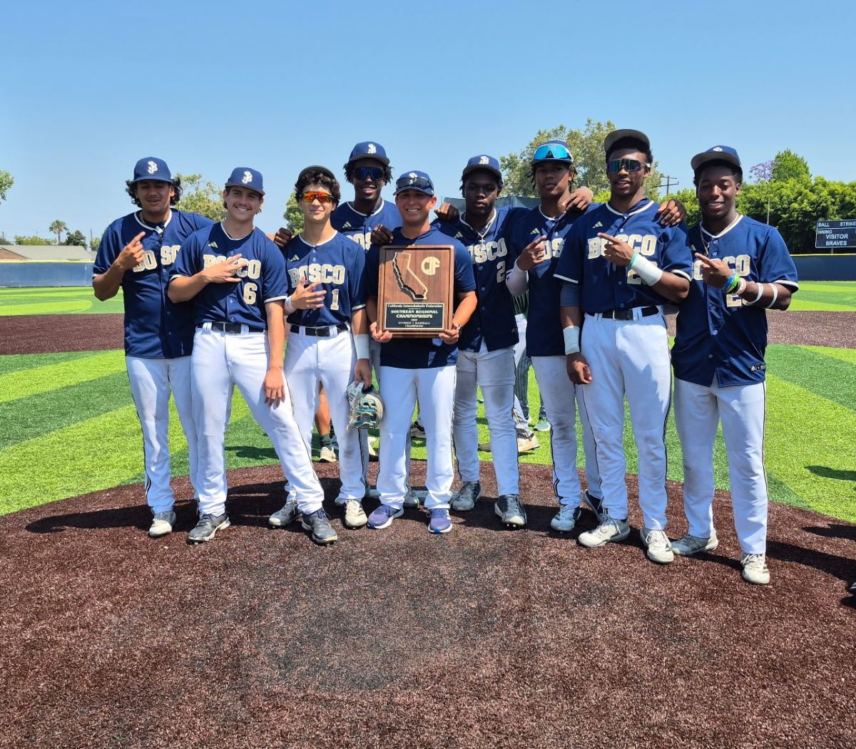 PHOTOS! ST. JOHN BOSCO COMPLETES FINAL MISSION, CAPTURES CIF SO CAL DIVISION I REGIONAL CROWN
PHOTOS: Tom Connolly, For OC Sports Zone
CLICK LINK:
ocsportszone.com/photos-st-john… <a href="/OCSportsZone/">OC Sports Zone</a> <a href="/SJBoscoBaseball/">St John Bosco Baseball</a> <a href="/sjbathletics/">Bosco Athletics</a> <a href="/JAC0BRAM0S/">Jacob Ramos</a> <a href="/adamkuninsports/">Adam Kunin</a> <a href="/FernandoMDonado/">Fernando M. Donado</a> <a href="/vincebrown16/">Vince Brown</a>