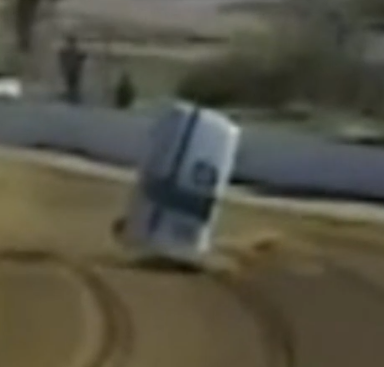 TomcatNASCAR_2's tweet photo. Mini flipped over its front end. Wow. 
 #PerthSuper440 | #RepcoSC https://t.co/w1daMhbZfM