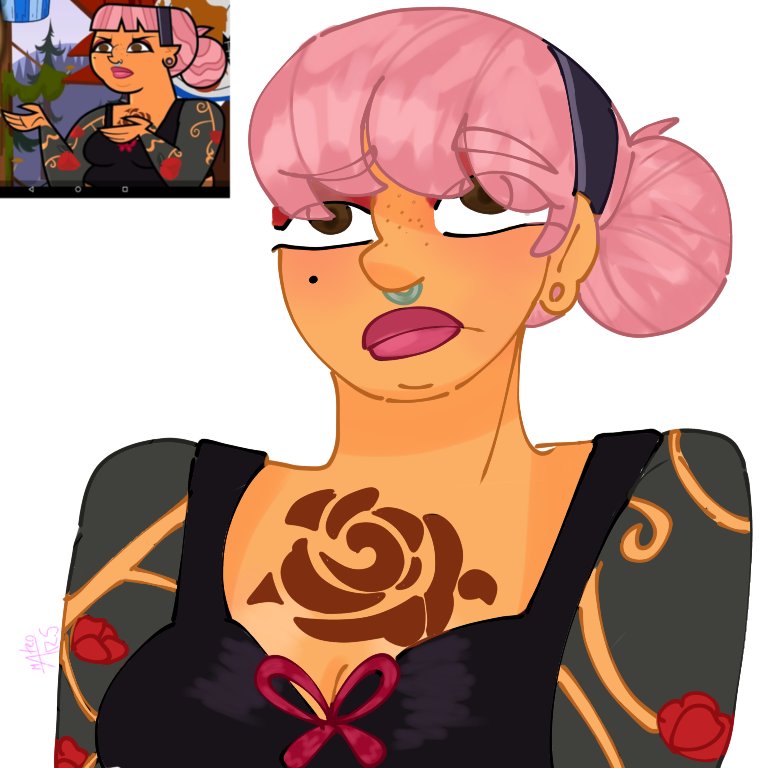 Ashhhhhhh, no tengo creatividad en los fondos okei? 💔💔💔 #campamentodesventura #s4 #natalia #dc #dibujo