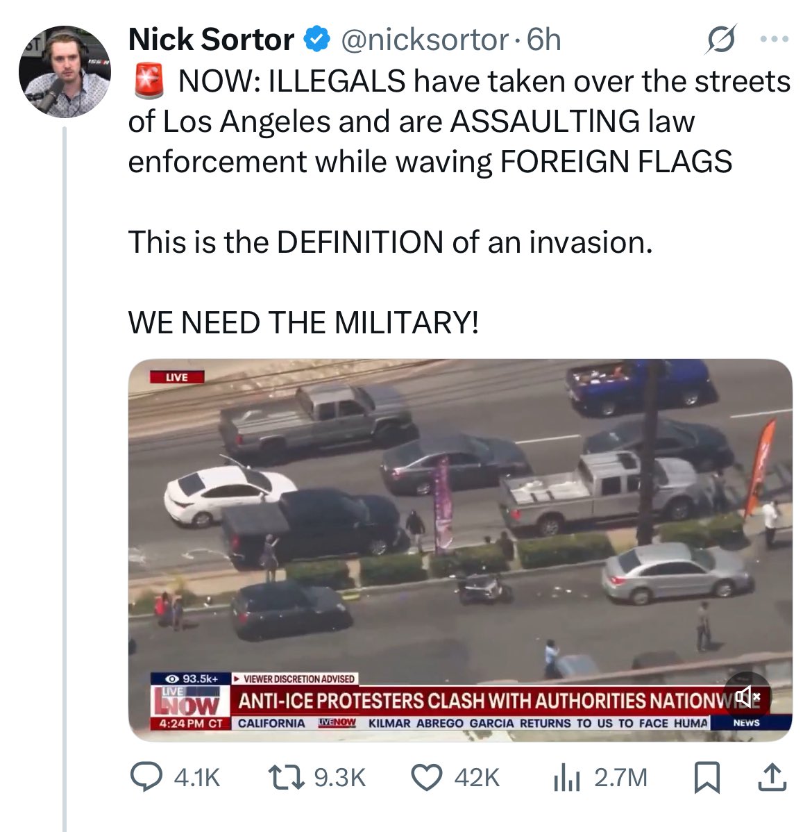 marco949's tweet image. fear-mongering:
1the action of deliberately arousing public fear or alarm about a particular issue
No proof-just call for action against