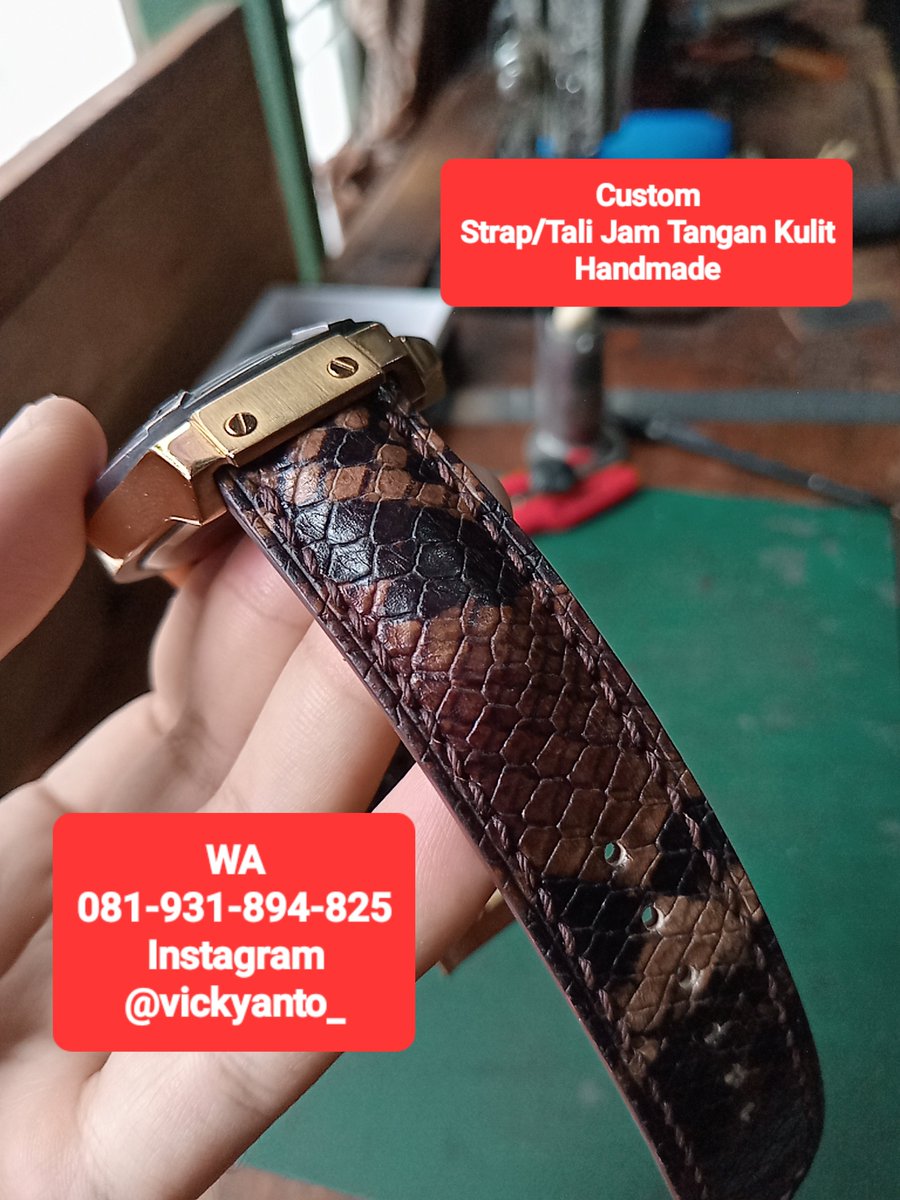 vickyanto_'s tweet photo. ⌚ Custom Strap/Tali Jam Tangan Kulit Handmade

🐄 100% Kulit Asli

💰 Mulai Rp150.000

🏠 Jl. Silikat 32A (Masuk Gg Penjahit Kulit), Purwantoro, Blimbing

📱 https://t.co/MPuQZ10mcM

📷 https://t.co/cz6hv0w2y5

📍https://t.co/jySiNQFZfL

@infomalang
#pasarmingguinfomalang https://t.co/QScdxSgFlT