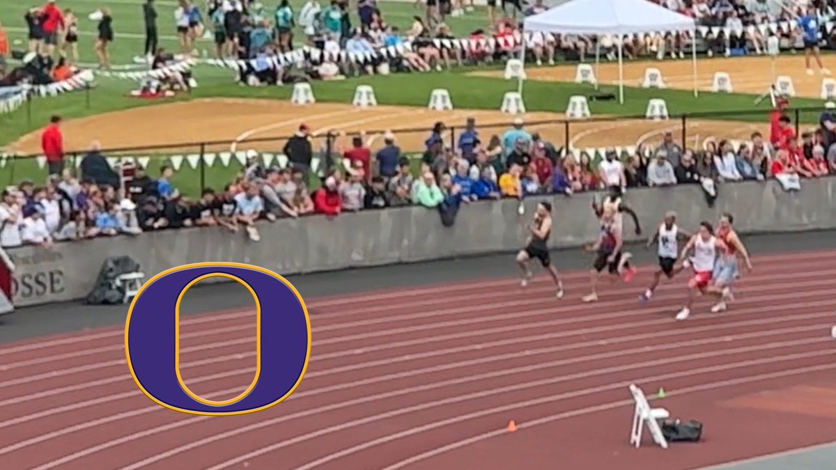 Logan Ulate, Cole Schwefel, Aaron Kloth and Caeden Oppold 6th place in the 4x100m!