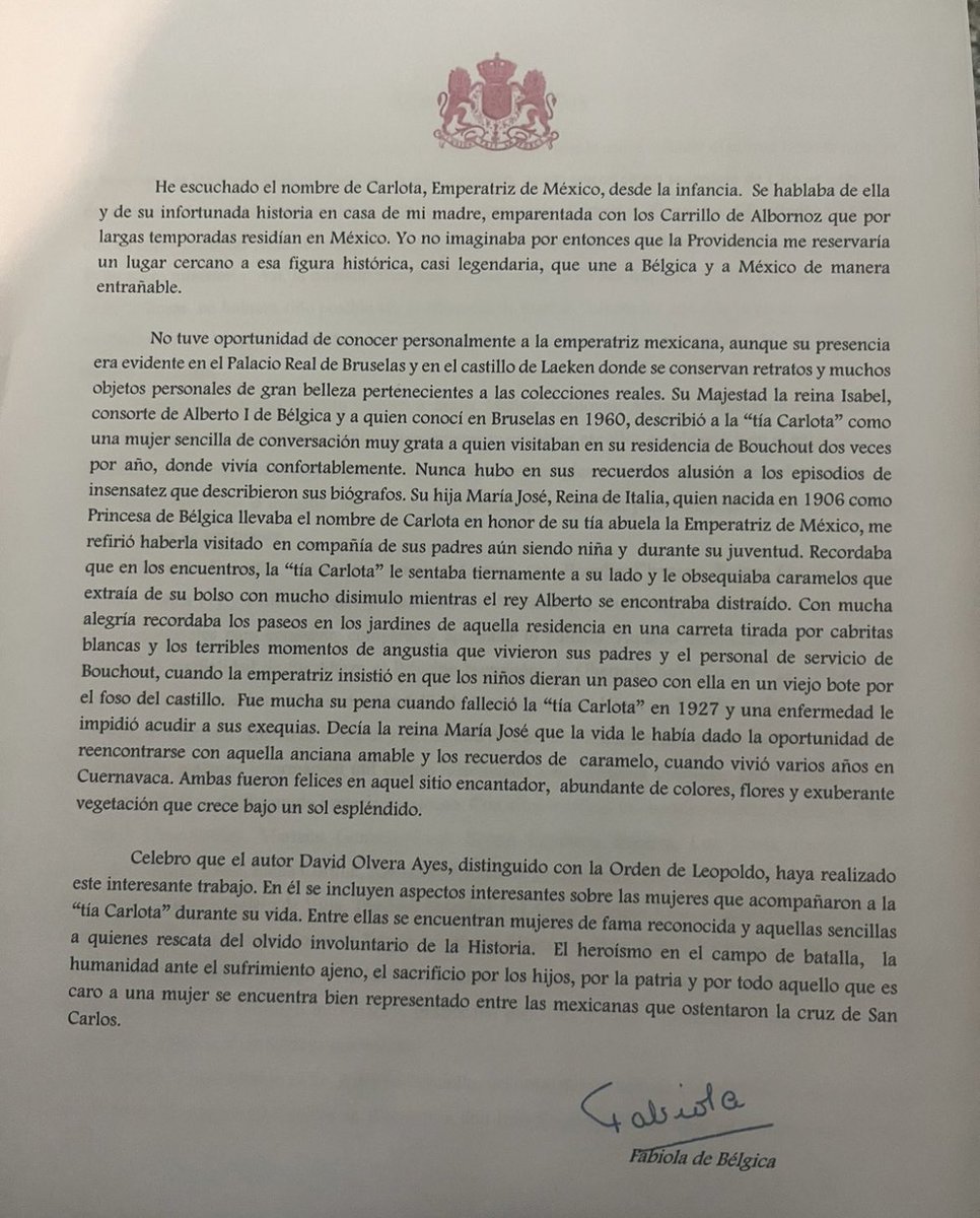 Estudios del Segundo Imperio (@cronistadecorte) on Twitter photo <a href="/Guillermo3744/">Guillermo Olivares</a> Correcto. No sé cuál sea la anécdota que usted refiere, pero hace muchos años, la reina de Bélgica me contaba historias de los Carrillo de Albornoz y su relación con la emperatriz. Ello lo narró nuevamente en el texto de un prólogo que me obsequió para un libro sobre la Orden <a href="/Guillermo3744/">Guillermo Olivares</a> Correcto. No sé cuál sea la anécdota que usted refiere, pero hace muchos años, la reina de Bélgica me contaba historias de los Carrillo de Albornoz y su relación con la emperatriz. Ello lo narró nuevamente en el texto de un prólogo que me obsequió para un libro sobre la Orden