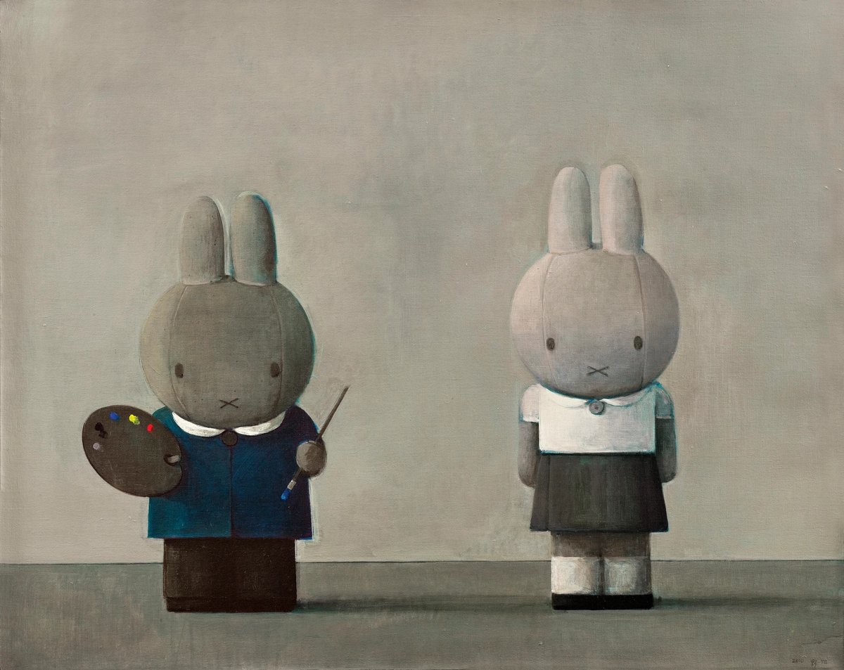 劉 野
（Liu Ye、1964-）
『画家とモデル』
（Painter and Model）