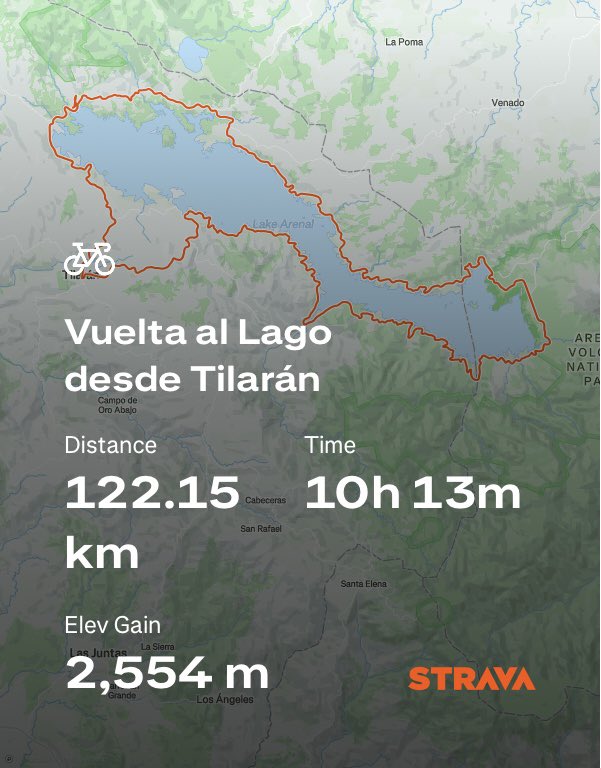 I can finally scratch this one off my bucket list: Arenal Lake loop!