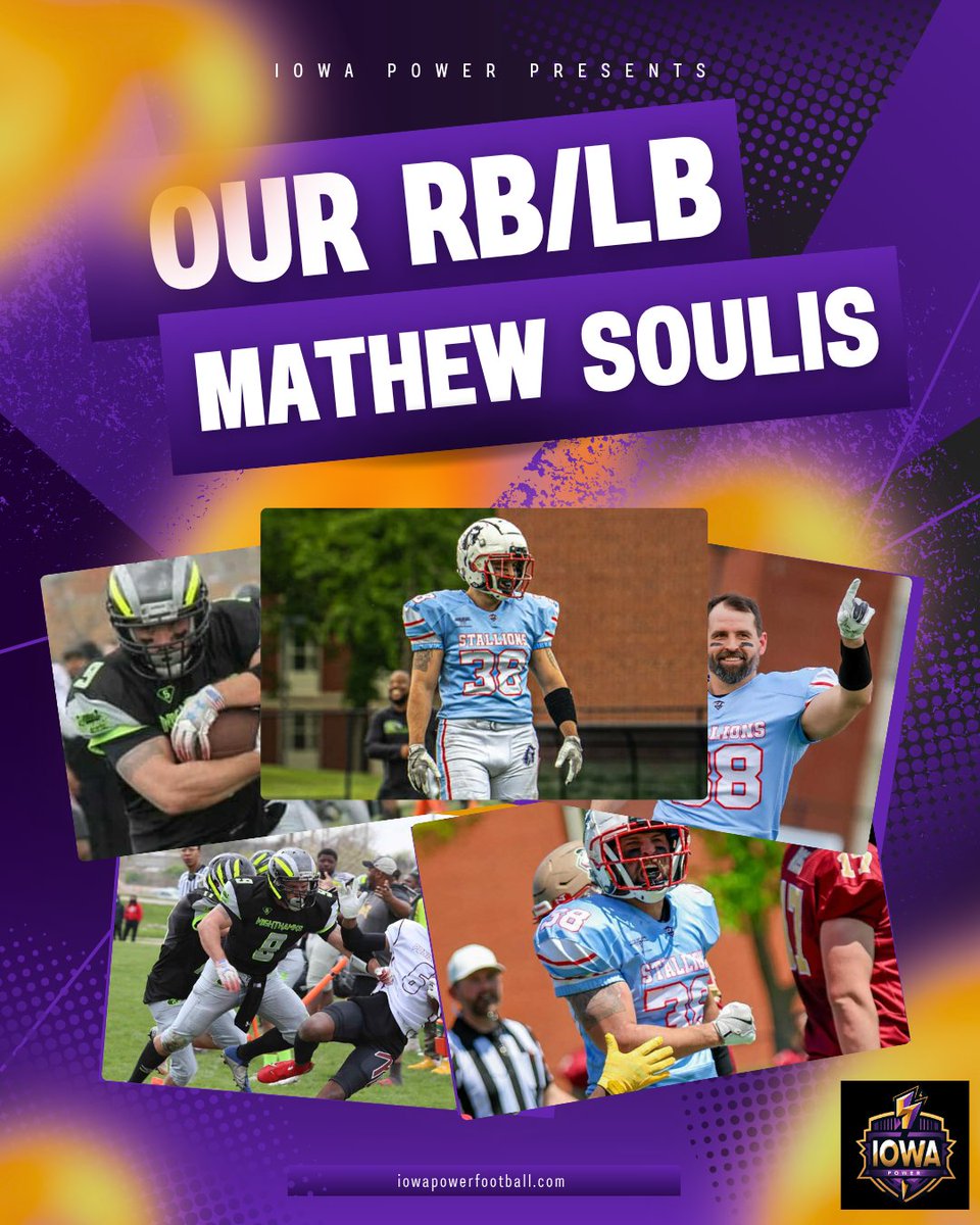 Iowa_Power's tweet image. 100% heart. 0% quit. Mathew is coming for everything this season. 💪
#IowaPower #ArenaFootball #GridironMentality #PowerStrong #MeetTheTeam #IndoorAthlete #BuiltDifferent #ProArena #HustleAndHit